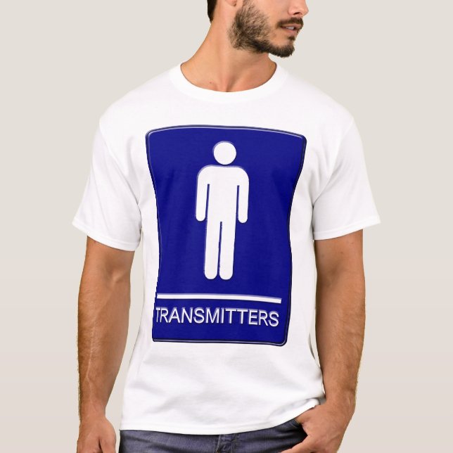 Restroom-Zeichen - MÄNNER T-Shirt (Vorderseite)