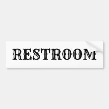 Restroomzeichen Western