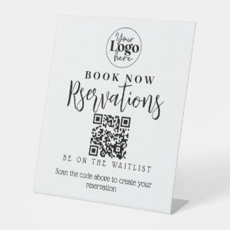 Restururant Reservierung QR Kleinunternehmen Sockelschild