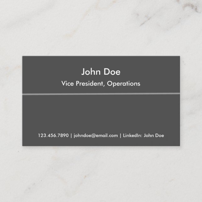 Résumé Vernetzung kardiert schwarze graue Linie Visitenkarte (Vorderseite)