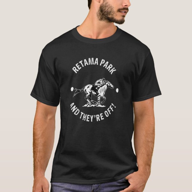Retama Park Racing Racer Reitschiff Texas Us T-Shirt (Vorderseite)