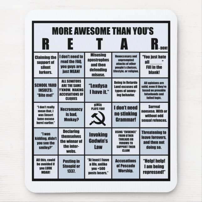 RETAR-DOH Mousepad - besonders angefertigt - (Vorne)