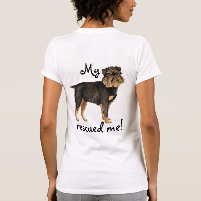 Retcue Brussels Griffon T-Shirt (Rückseite)