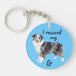 Retcue Miniature American Shepherd Schlüsselanhänger