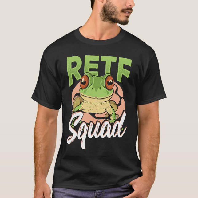 RETF Squad Red Eyed Tree Frog T-Shirt (Vorderseite)