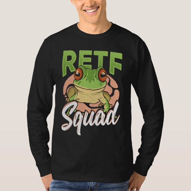 RETF Squad Rotaugenklaubfrosch T-Shirt (Vorderseite)