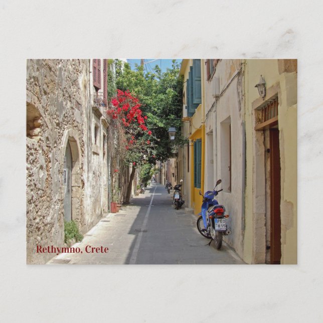 Rethymno Kreta Altstadt Postkarte (Vorderseite)