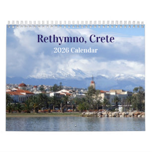 Rethymno Kreta Griechenland - Kalender 2026