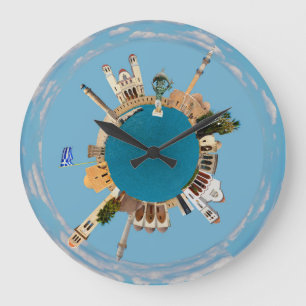 Rethymno Stadt Griechenland wenig kleine Große Wanduhr