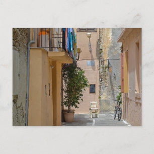Rethymno Summer Backstreet Postkarte
