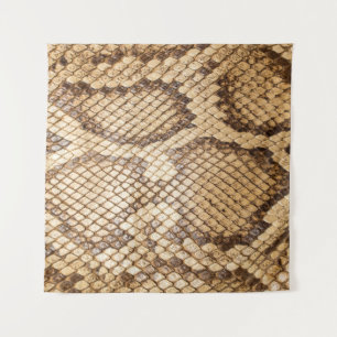 Reticulated-Python-Hautpython,Haut,Schlange,retiku Wandteppich