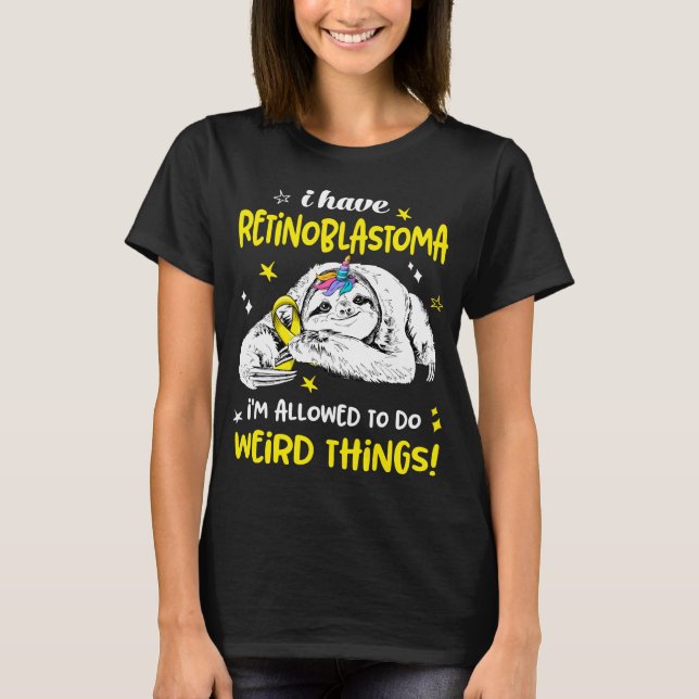 Retinoblastoma Awareness Month Ribbon Geschenke T-Shirt (Vorderseite)