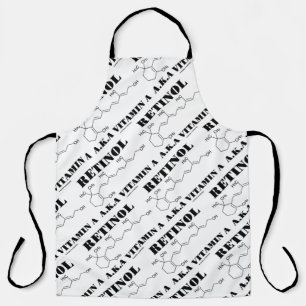 Retinol A.K.A. Vitamin A Chemisches Molekül Schürze