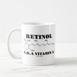 Retinol A.K.A. Vitamin A (Retinol-Molekül) Tasse