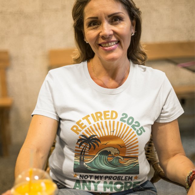 Retired 2025 Not My Problem any more Tri-Blend Shirt (Von Creator hochgeladen)