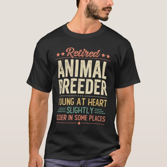 Retired Animal Breeder T-Shirt (Vorderseite)