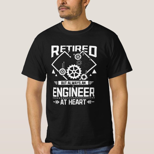 Retired Engineer T-Shirt (Vorderseite)
