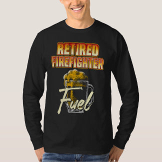 Retired Firefighter Beer Fireman Retirement T-Shirt