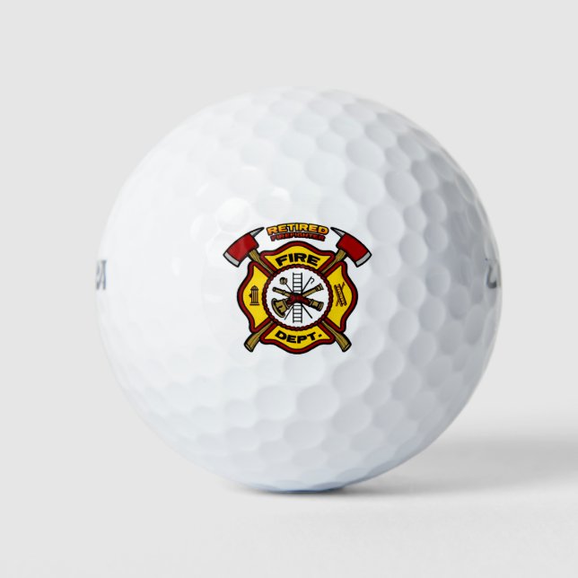 RETIRED FIREFIGHTER GOLFBALL (Vorderseite)
