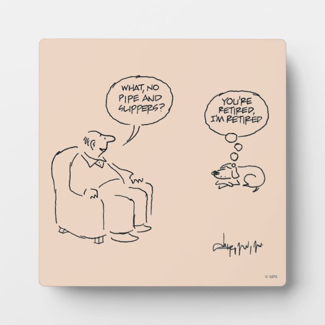 Retired Fotoplatte (Vorderseite)