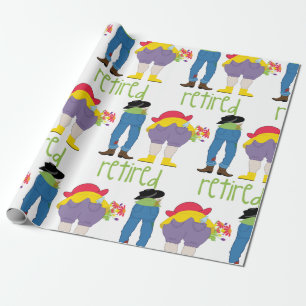 Retired Geschenkpapier