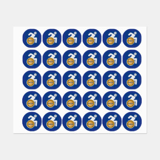 Retired Handicapped Etiketten