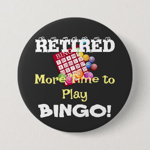 RETIRED - Mehr Zeit, BINGO zu spielen! Button