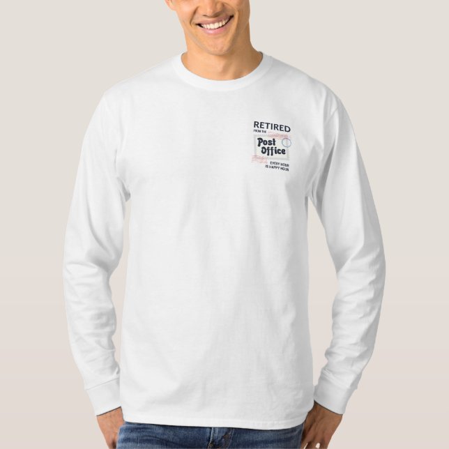 Retired Postal Worker Retirement Mailman T-Shirt (Vorderseite)