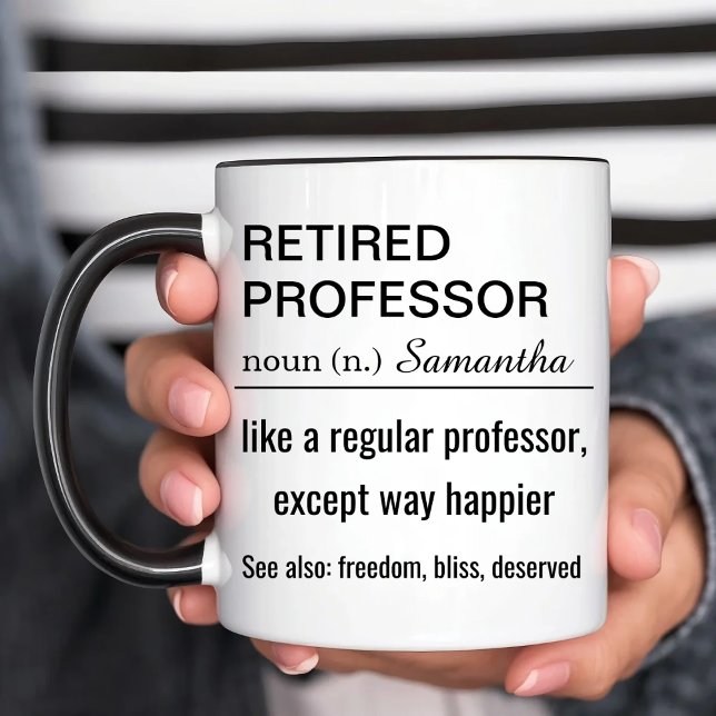 Retired Professor Definition Tasse (Von Creator hochgeladen)