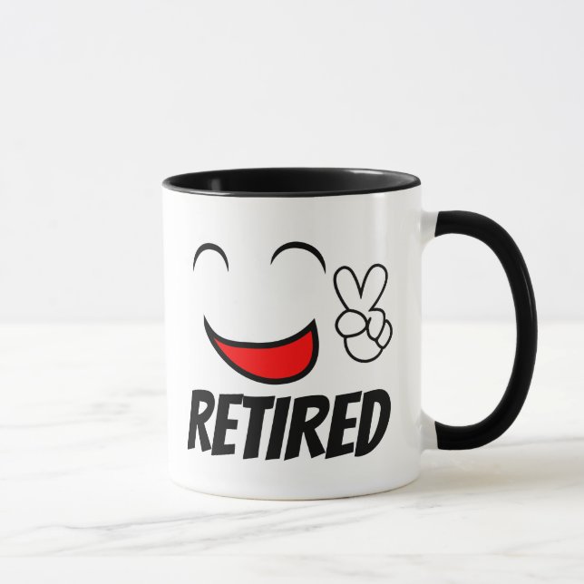 RETIRED RETIREMENT COFFEGS MUGS TASSE (Rechts)
