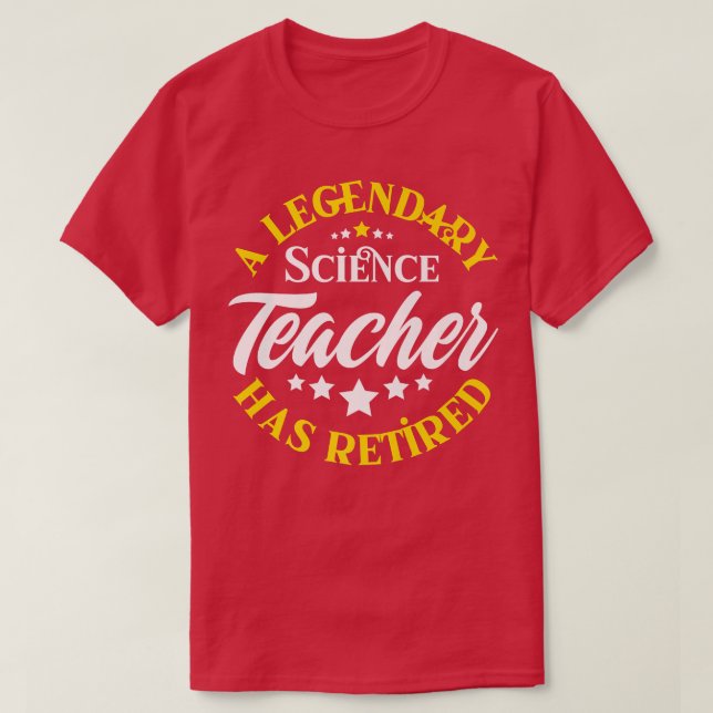 Retired Science Teacher Class Of 2022 2023 Retirem T-Shirt (Design vorne)