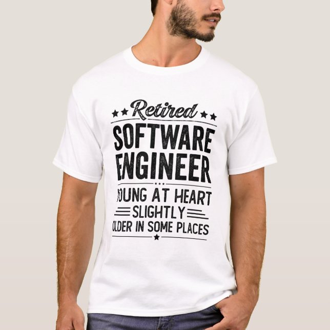 Retired Software Engineer T-Shirt (Vorderseite)