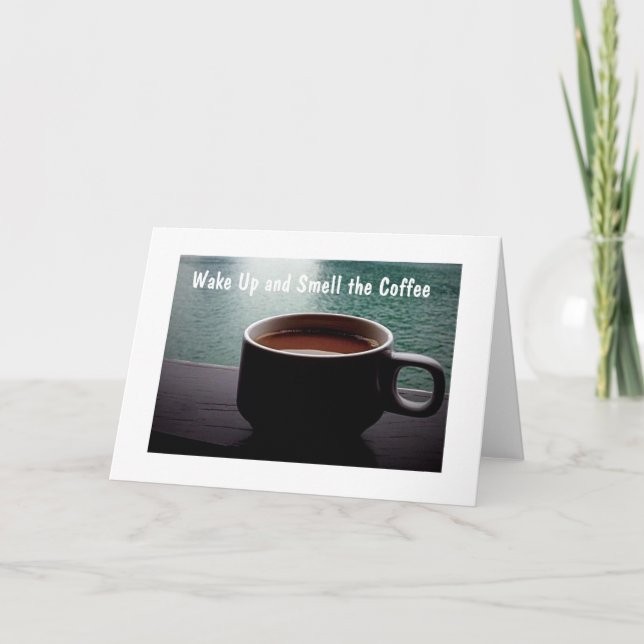 RETIRED UND BEREIT ZUM SCHMELEN DES KAFFEES/ENTSPA KARTE (Vorderseite)