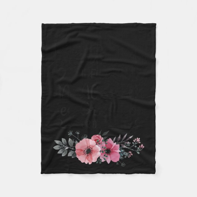 Retired Under New Management Grandson Funny Grandm Fleecedecke (Vorderseite)