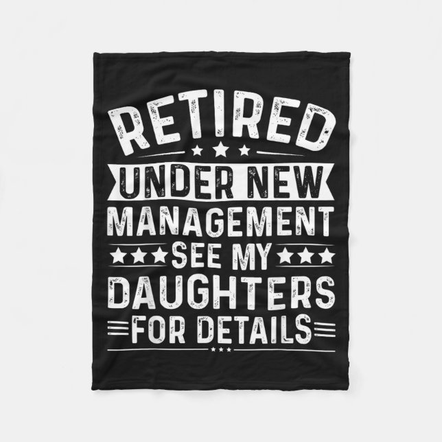 Retired Under New Management, See My Daughters For Fleecedecke (Vorderseite)