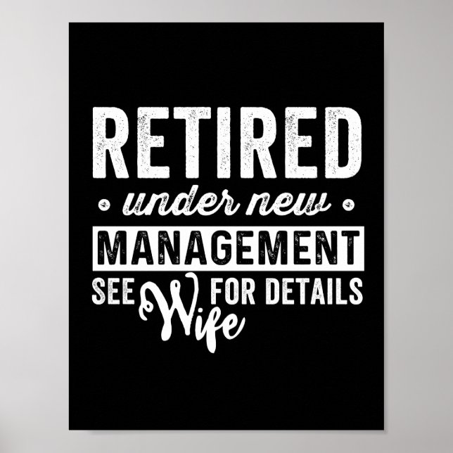 retired under new management see wife for details. poster (Vorne)