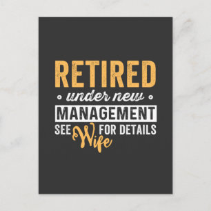 Retired under new management wife for details. postkarte