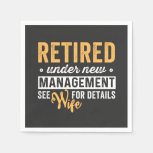 Retired under new management wife for details. serviette