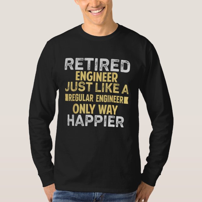 Retired Welding Engineer Welder Welding Humor T-Shirt (Vorderseite)