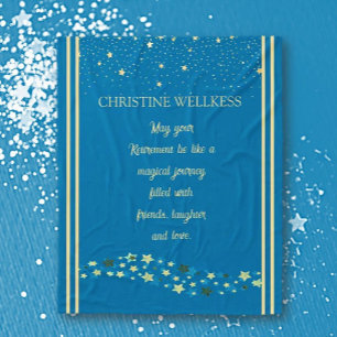 Retiree-Geschenk! Einzigartige Altersdecke Fleecedecke