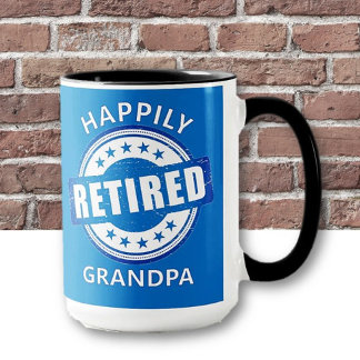 Retiree Geschenk! Remüde Grandpa-Geschenk-Tasse Tasse