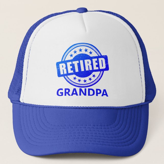 Retiree Geschenk! Remüdie Grandpa Truckerkappe (Vorderseite)