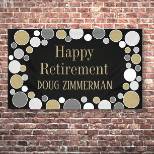 Retiree Party! Personalisierter Rentenbanner Banner