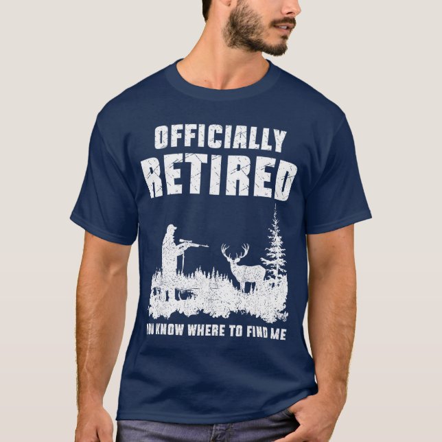 Retirement 2025 Retire Deer Hunting Retired Gifts  T-Shirt (Vorderseite)
