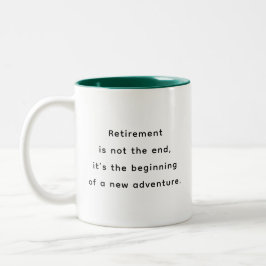 Retirement Funny & Inspirational Quotes Mug  Zweifarbige Tasse