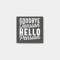 Retirement Gift, Goodbye Tension Hello Pension