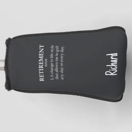 Retirement Golf Gifts Retiree Retired Golfer Funny Headcover