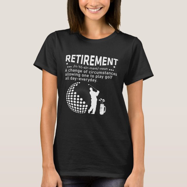Retirement Golf  Retired Golfers Awesome  Dad T-Shirt (Vorderseite)
