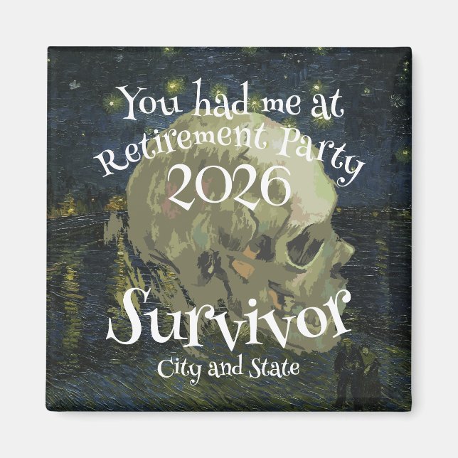 Retirement Party 2024 2025 2026 2027 2028 2029  Magnet (Vorne)