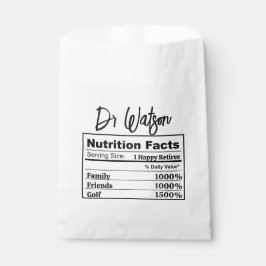 Retirement Party Coworker Boss Appreciation Golfer Geschenktütchen